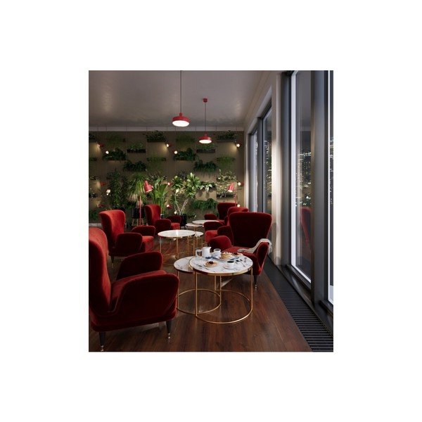 Rdeča stenska svetilka ø 10 cm Selvia II – GTV-image-3