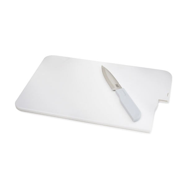 Deska za rezanje z nožem Slice&Store, bela