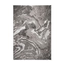Siva/srebrna preproga 200x290 cm Marbled – Flair Rugs