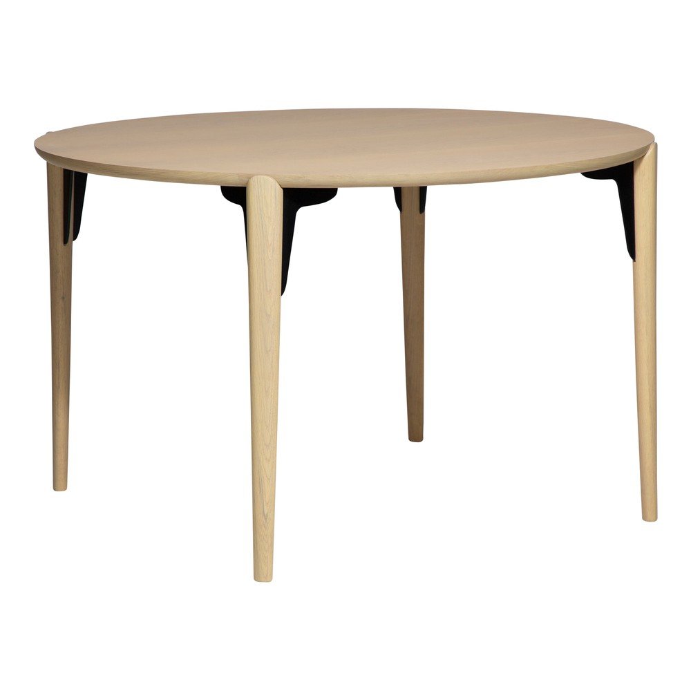Okrogla jedilna miza v hrastovem dekorju ø 122 cm Paragon