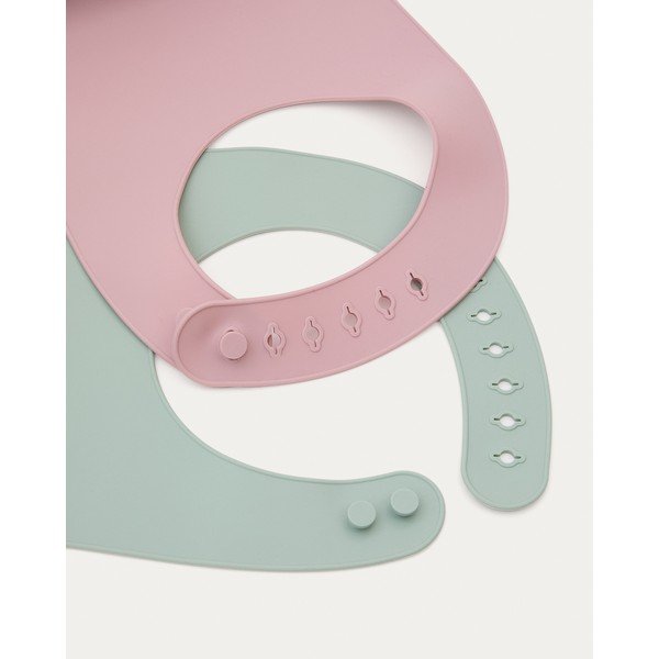 Svetlo rožnati/turkizni slinčki v kompletu 2 ks Lili – Kave Home-image-4