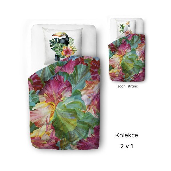 Enojna posteljnina iz bombažnega satena 140x200 cm Vibrant Colours – Butter Kings-image-2