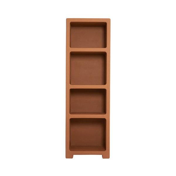 Regal v barvi terakote 60x190x35 cm Naluno – Light & Living-image-2