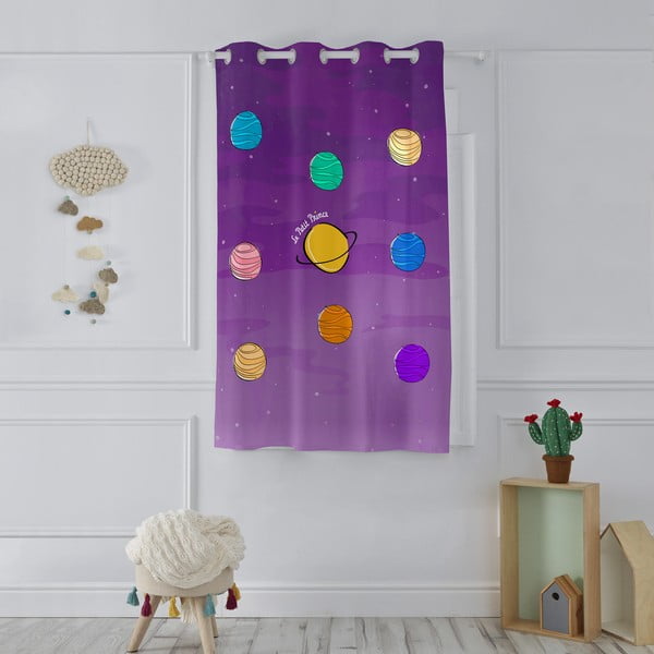 Otroška zavesa 180x135 cm Les planetes - Mr. Fox-image-1