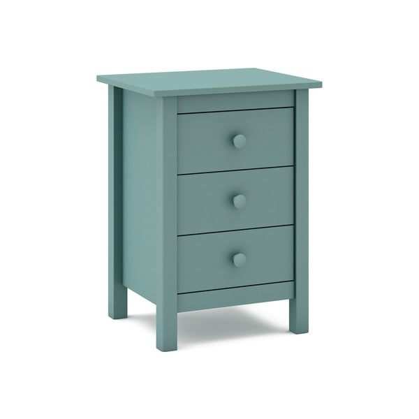 Modrozelena otroška nočna omarica iz masivnega bora Max – Marckeric-image-4