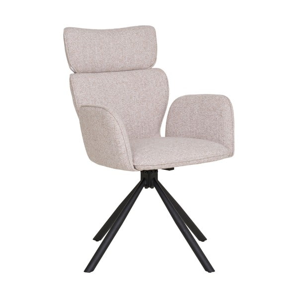 Bež oblazinjeni jedilni stoli v kompletu z nasloni za roke 2 ks Cordoba – House Nordic