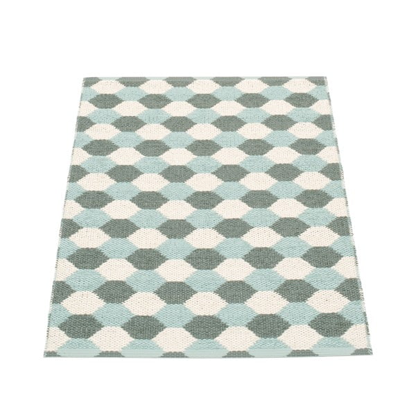 Zelena/turkizna notranja in zunanja preproga 70x100 cm Dana Army – Pappelina