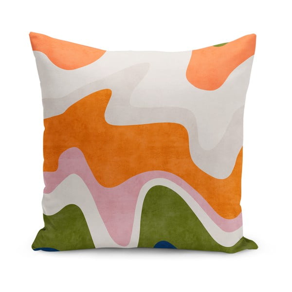 Prevleka za blazino 43x43 cm Squiggly Orange – Mila Home