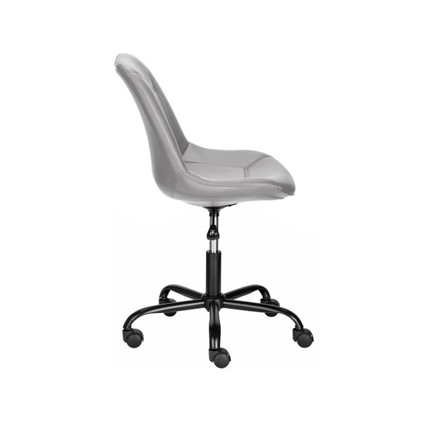 Siv pisarniški stol iz umetnega usnja Kenny – Støraa-image-2