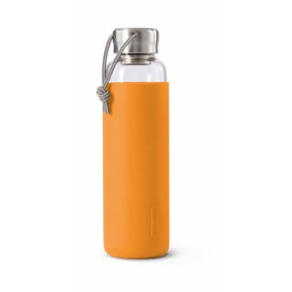 Steklenica za vodo z oranžnim silikonskim ovitkom Black + Blum G-Bottle, 600 ml