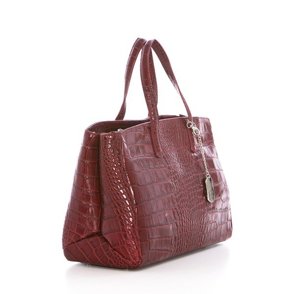 Bordo torbica iz pravega usnja Federica Bassi Python-image-4