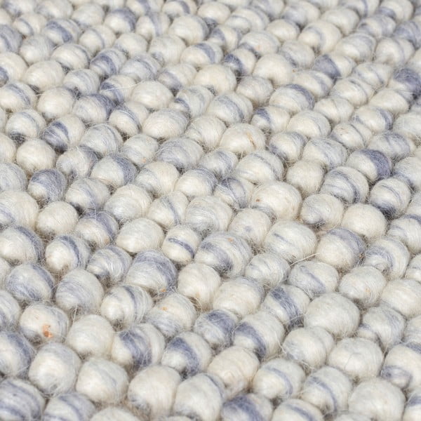 Svetlo modra ročno tkana preproga iz mešanice volne 160x230 cm Minerals – Flair Rugs-image-4