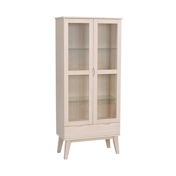 Vitrina iz hrastovega lesa  82x185 cm Filippa - Rowico-image-2