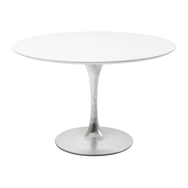 Kare Design Invitation bela jedilna miza, ⌀ 120 cm