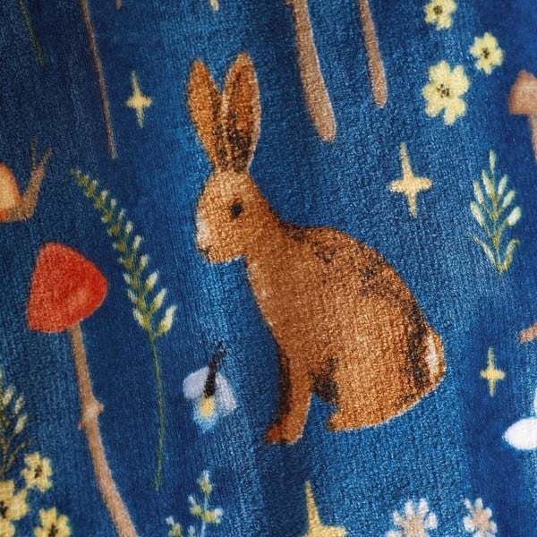 Modra odeja iz mikropliša 130x170 cm Enchanted Twilight Animals – Catherine Lansfield-image-2