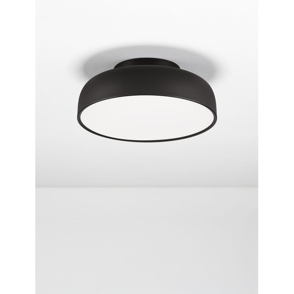 Mat črna aluminijasta LED zatemnitvena stropna svetilka Noelia – Nova Luce-image-4