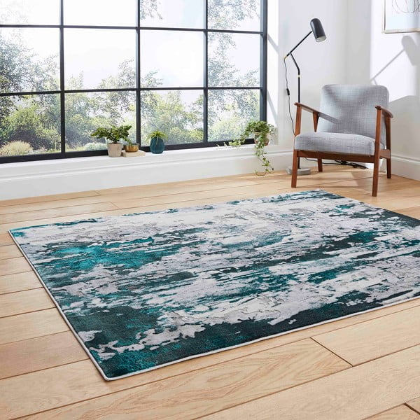 Sivo-zelena preproga Think Rugs Apollo, 120 x 170 cm-image-2