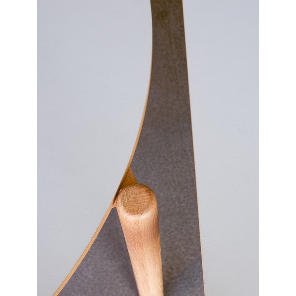 Okrogla jedilna miza iz masivnega hrasta ø 115 cm Oblique – Hübsch-image-3