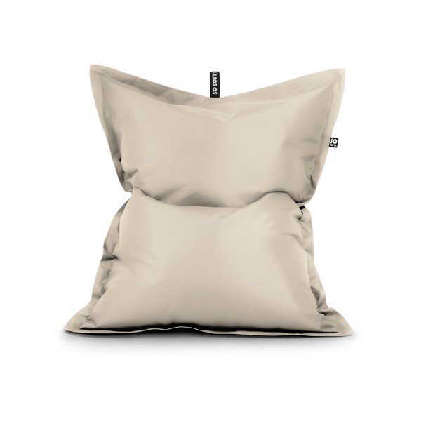 Bež vreča za sedenje iz umetnega usnja Pad XL – So Soft?