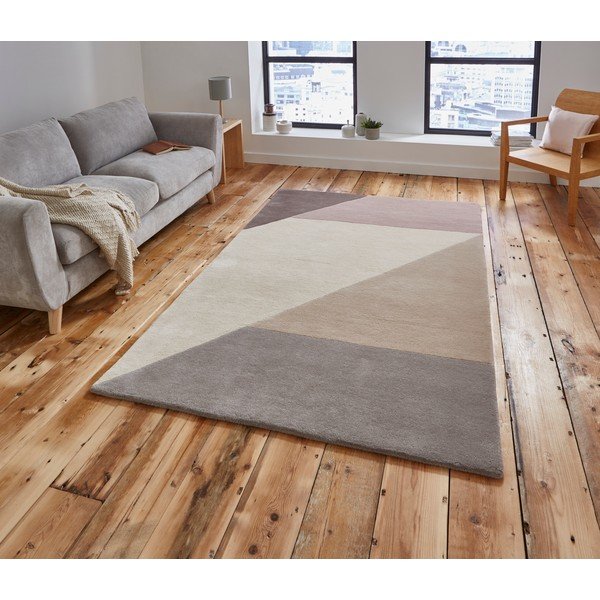 Siva volnena preproga Think Rugs Elements, 150 x 230 cm-image-1