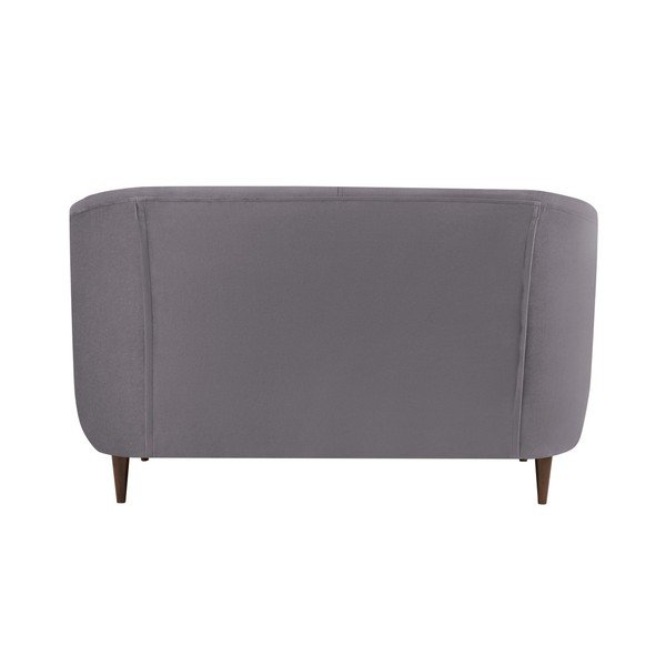 Grafitno siv žameten kavč Kooko Home Glam, 125 cm-image-4