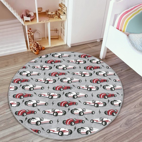 Siva otroška preproga ø 120 cm Comfort – Mila Home-image-3