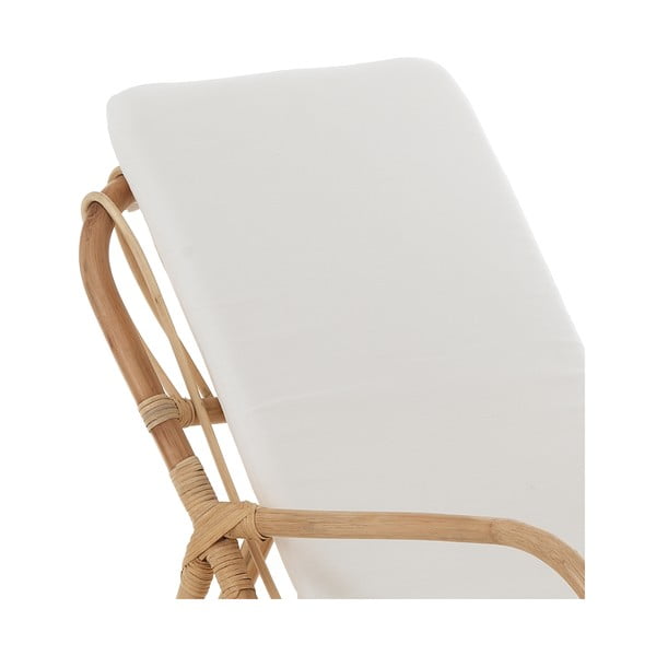 Pleten fotelj v beli in naravni barvi Erik - Tomasucci-image-1