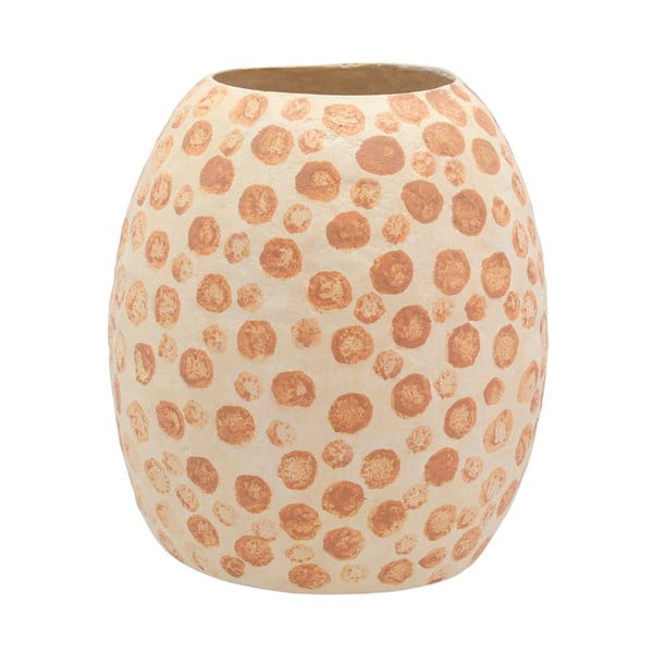 Bež dekorativna vaza Villa Collection Tana, višina 28,5 cm