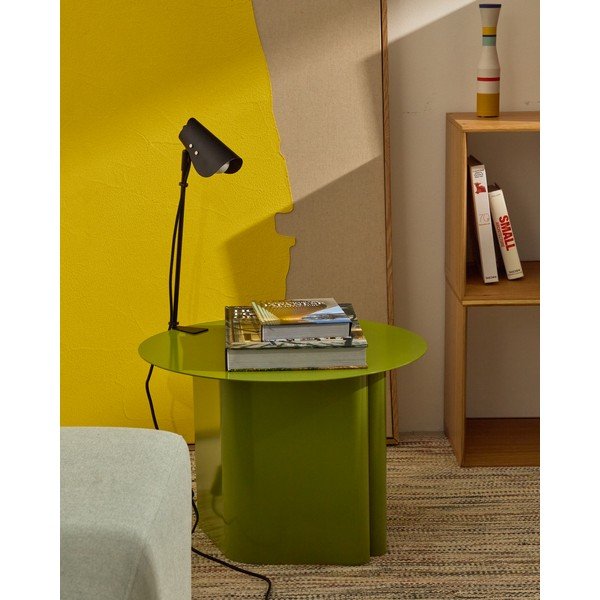 Črna kovinska namizna svetilka s sponko (višina 51 cm) Jula – Kave Home-image-3