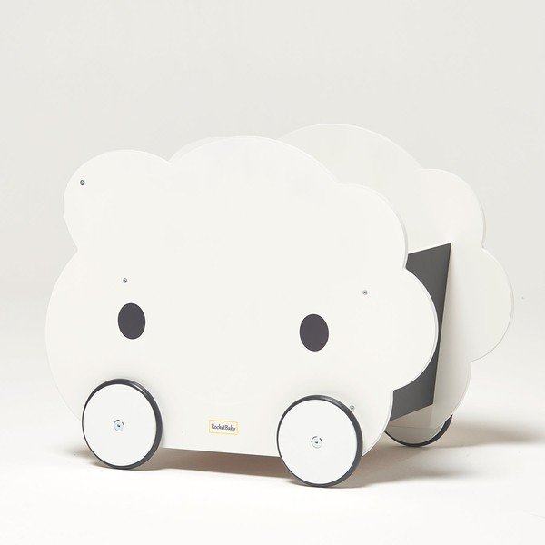 Otroška škatla za shranjevanje s kolesi Cloud - Rocket Baby -image-3