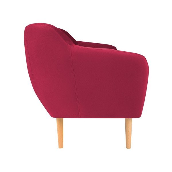 Temno roza žametni kavč Mazzini Sofas Sardaigne, 188 cm-image-2