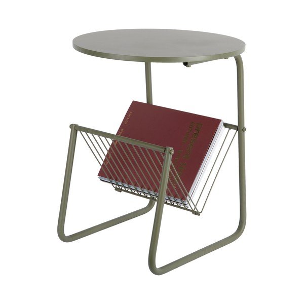 Kovinska okrogla stranska mizica ø 40 cm Riqueza Revista – Leitmotiv-image-2