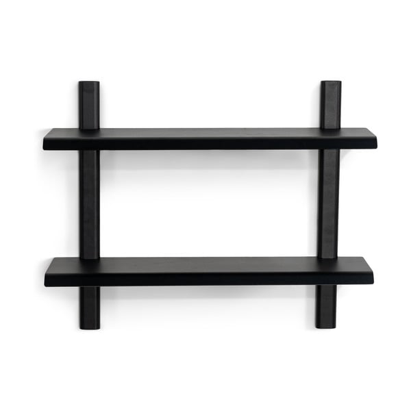 Črna večnivojska kovinska polica 60 cm Hola – Spinder Design