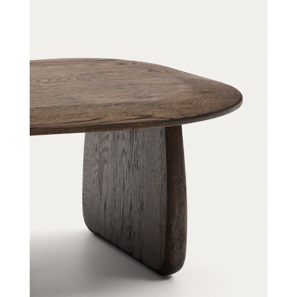 Stranska mizica iz masivnega hrasta 70x71 cm Pirita – Kave Home-image-4