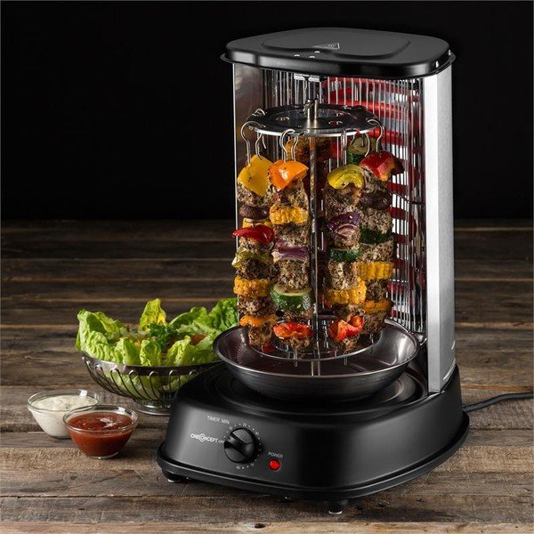 Črni žar za kebab OneConcept Master-image-1