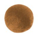 Oranžno-rjav okrasni vzglavnik iz mikrovlaken Tiseco Home Studio Marshmallow, ø 40 cm