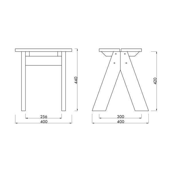 Temno rjav vrtni stol iz masivnega lesa Navo – noo.ma-image-4