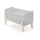 Siva otroška škatla za shranjevanje 80x39x48 cm Kiddy – Vipack