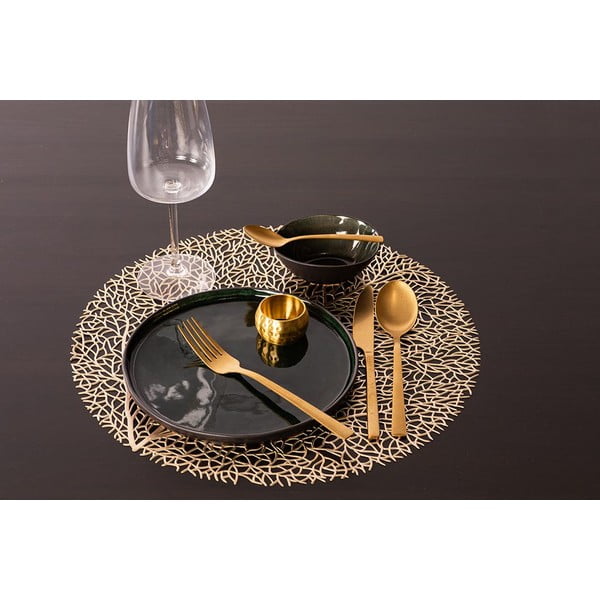 Zlat pogrinjek Tiseco Home Studio, ⌀ 38 cm-image-1