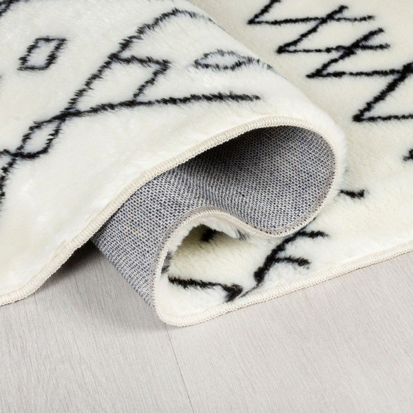 Bela pralna preproga 120x170 cm Adil – Flair Rugs-image-2