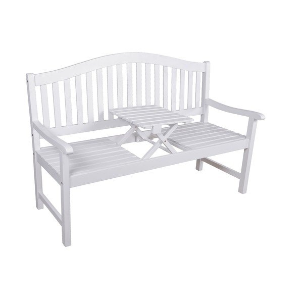 Bela vrtna klop iz masivnega lesa Singapore – Garden Pleasure-image-1