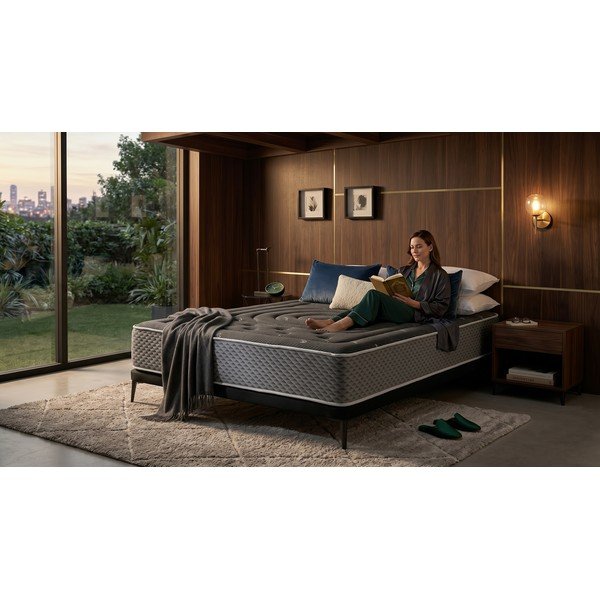 Obojestranska vzmetnica Moonia Premium Black Multizone, 160 x 200 cm-image-1