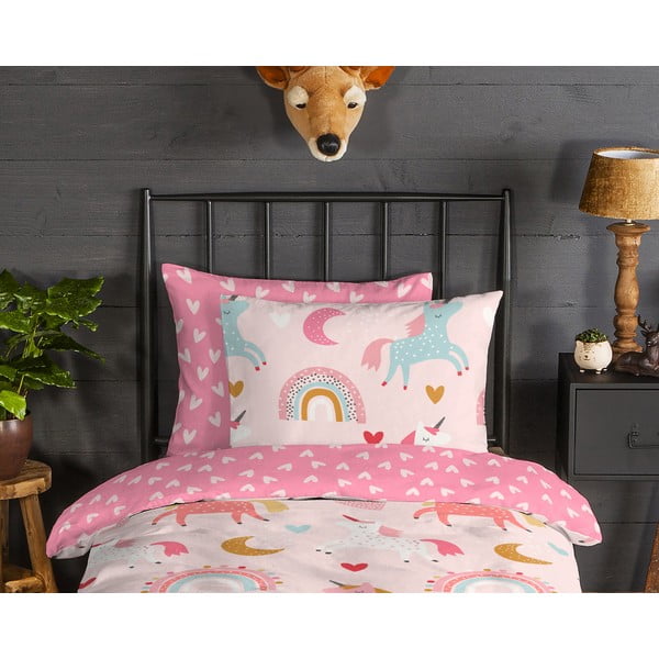 Flanelna otroška posteljnina 140x200 cm - Good Morning-image-1