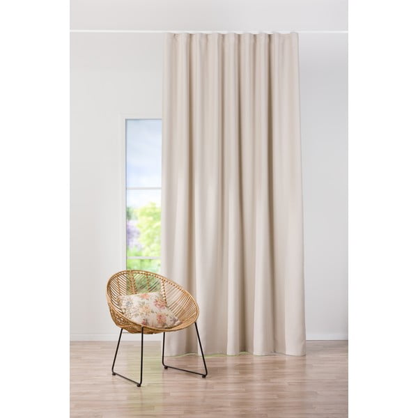 Kremno bela zavesa z drsniki 140x260 cm – Mendola Fabrics