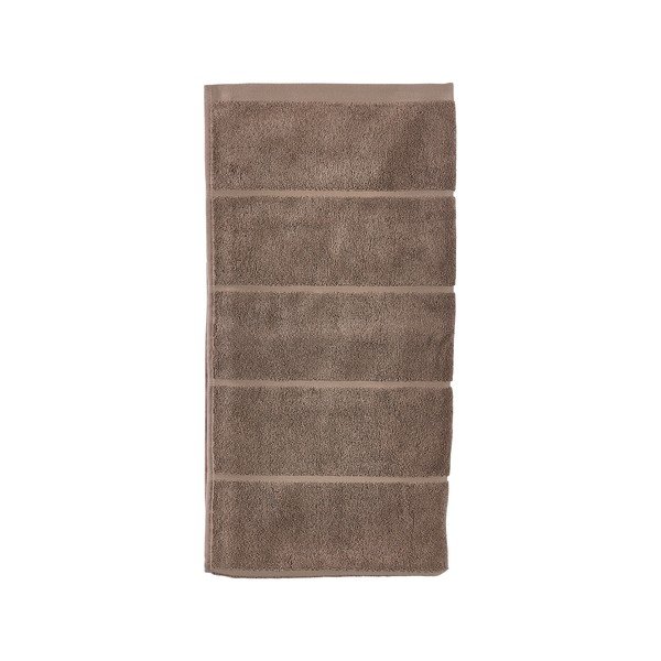 Svetlo rjava frotirna bombažna brisača 50x100 cm Sauna – Zone
