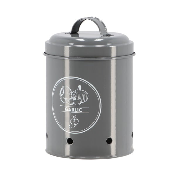 Jeklena posoda za shranjevanje za čebulo in česen Secret Du Potager – Esschert Design-image-1