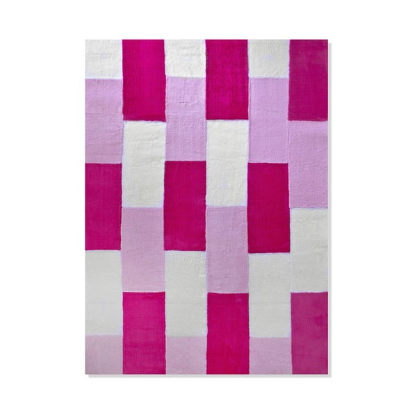 Otroška preproga Mavis Pink Lines, 100x150 cm