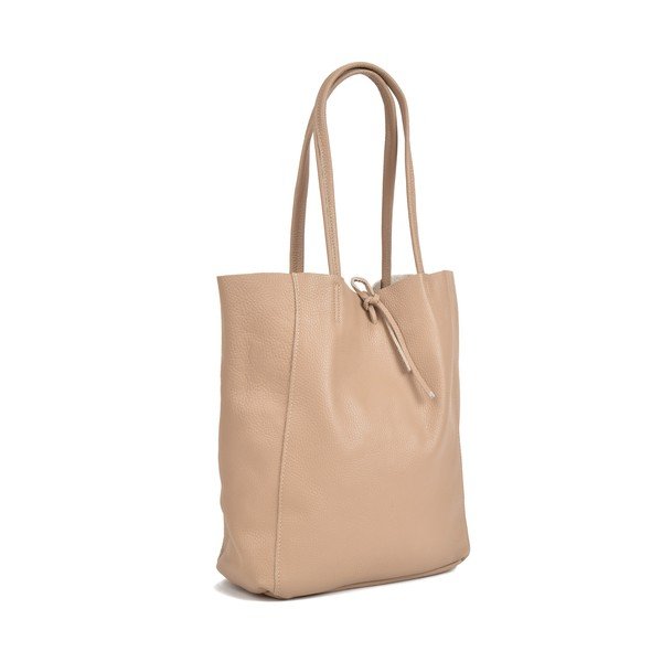 Beige Women's Leather Sofia Cardoni Shopper Handbag-image-1