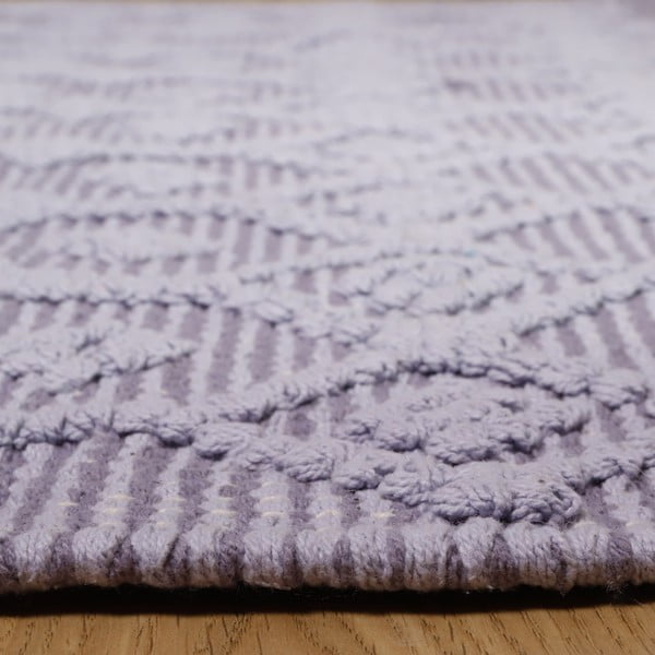 Siva bombažna ročno izdelana preproga Nattiot Blonder, 110 x 170 cm-image-1