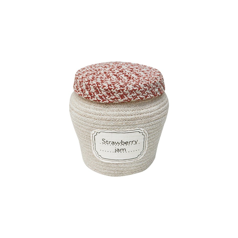 Kremno bela tekstilna otroška škatla za shranjevanje ø 20x23 cm Jam Jar